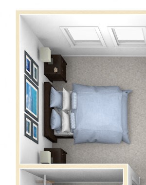 The Cypress1 Bedroom 1 Bath Floor Plan The Cypress 1 Bedroom 1 Bath Floor Plan at The Crest at Laurel Canyon, Canton